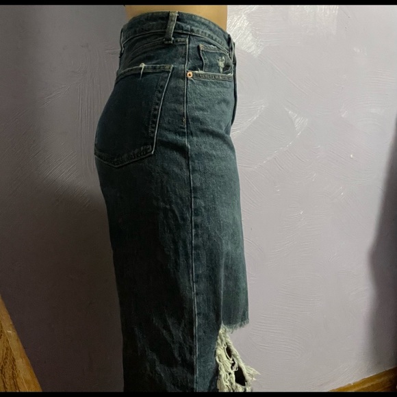 Target Wild Fable Highest Rise Baggy Jeans Size 6/28 R Medium Wash - Picture 2 of 4